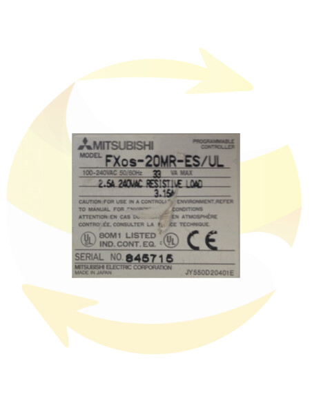 FX0S-20MR-ES/UL - PLC Module - MITSUBISHI