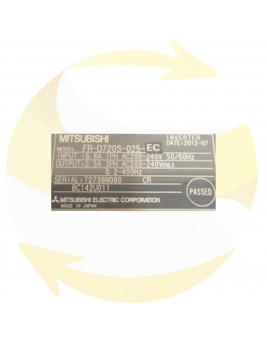 FR-D720S-025-EC - Variateur de fréquence - MITSUBISHI