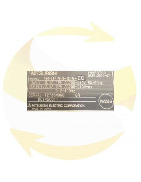 FR-D720S-025-EC - Variateur de fréquence - MITSUBISHI