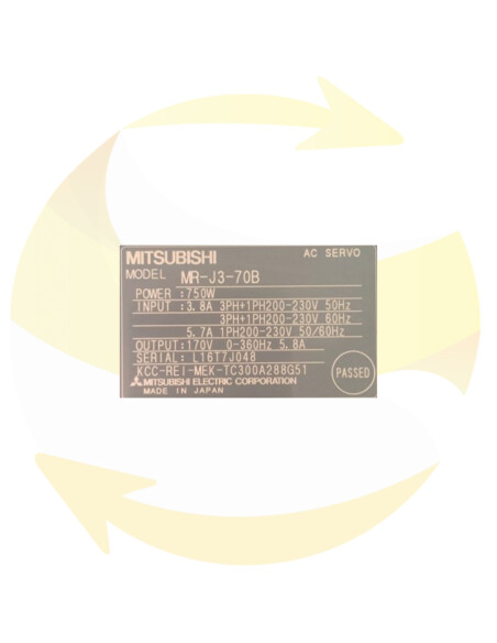 MR-J3-70B - Servo Amplifier - MITSUBISHI