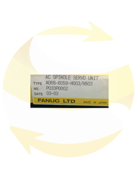 A06B-6059-H003 - AC Spindle Amplifier - FANUC