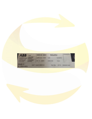 DKH-E 2201 - Speed regulator - ABB