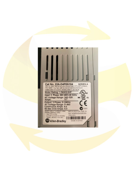 22A-D4P0N104 - Variable speed drive - ALLEN BRADLEY