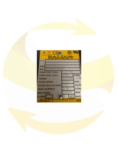 BSM63N-275BA - Moteur brushless - BALDOR