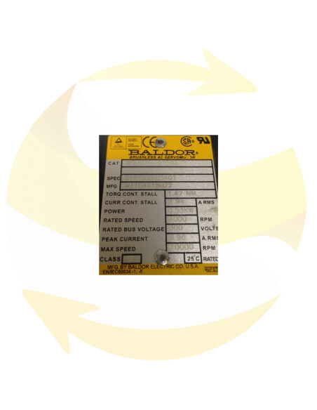 BSM63N-275BA - Moteur brushless - BALDOR