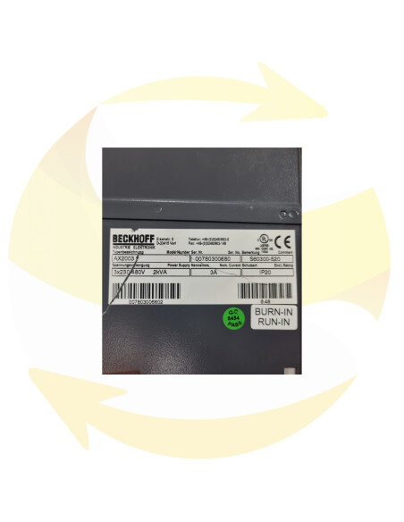 AX2003 - Digital servo amplifier - BECKHOFF