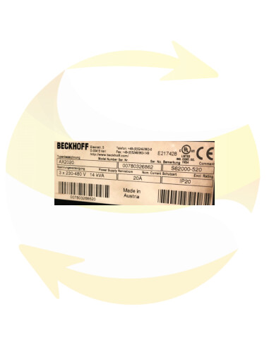 AX2020 - Servo amplificateur - BECKHOFF