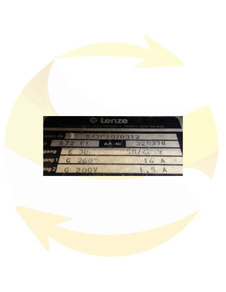 472 E1 - Speed Controller - LENZE