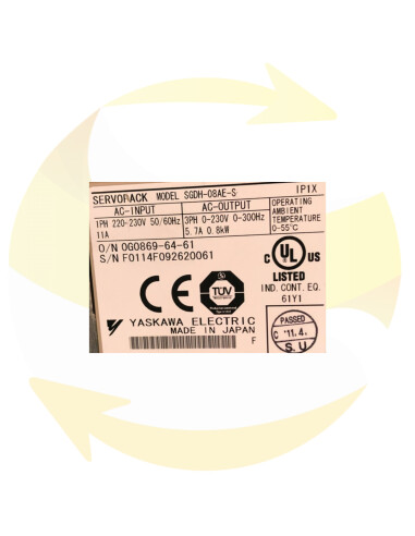 SGDH-08AE-S-OY - Servo variateur - YASKAWA