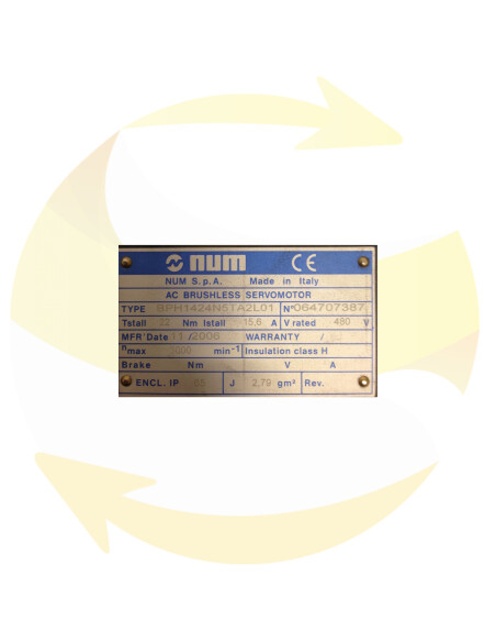BPH1424N5TA2L01 - Moteur d'axe brushless - NUM