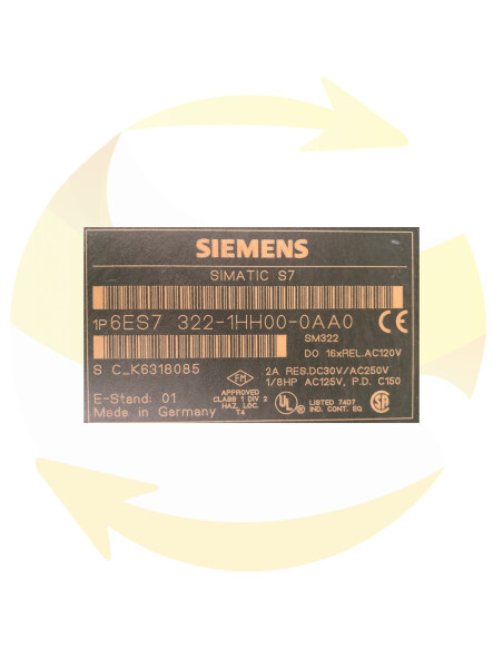 6ES7322-1HH00-0AA0 - Digital Output Module - SIEMENS