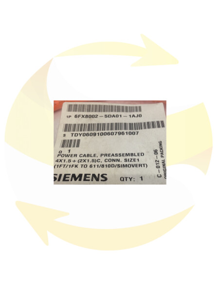 6FX8002-5DA01-1AJ0 - Power cable - SIEMENS