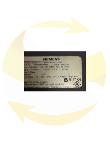 6SE6440-2UD22-2BA1 - Variateur - SIEMENS