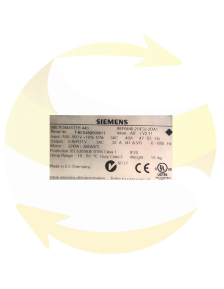 6SE6440-2UE32-2DA1 - Inverter - SIEMENS