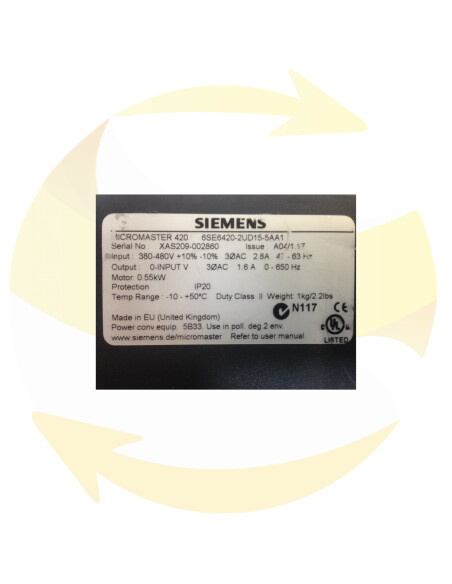 6SE6420-2UD15-5AA0 - Inverter - SIEMENS