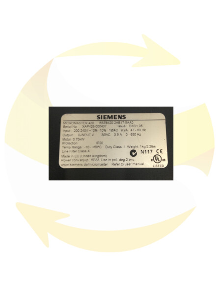 6SE6420-2AB17-5AA0 - Inverter - SIEMENS