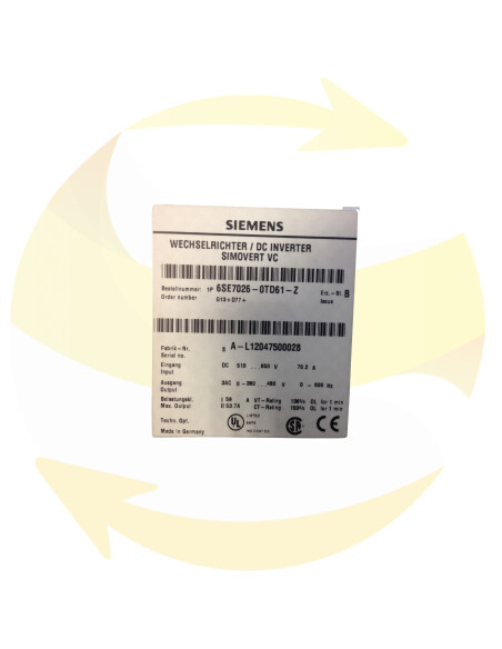 6SE7026-0TD61 - Variateur - SIEMENS