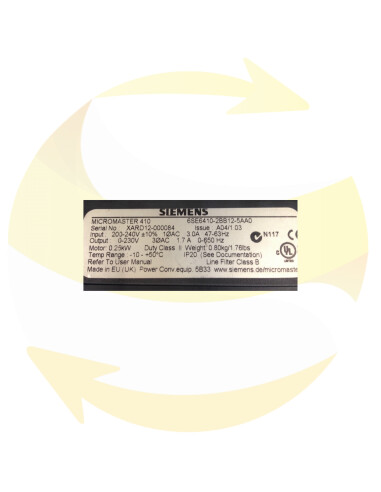 6SE6410-2BB12-5AA0 - Variateur - SIEMENS