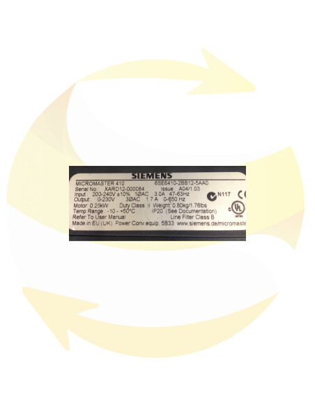 6SE6410-2BB12-5AA0 - Inverter - SIEMENS