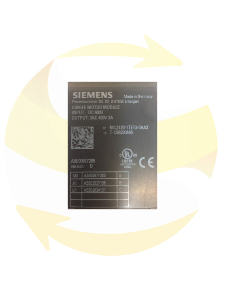 6SL3120-1TE13-0AA3 - Motor Module - SIEMENS