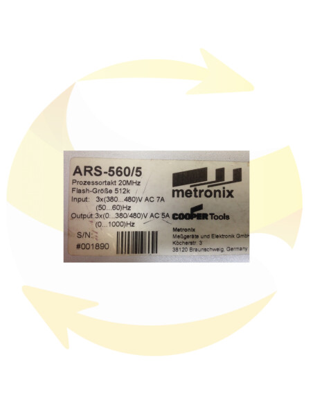 ARS-560/5 - Variateur - METRONIX